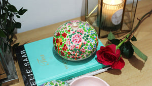 Artezen Small Chapeau – Pink Floral Luxury Trinket Gift Box - ärtɘzɘn