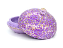 Load image into Gallery viewer, Artezen Small Chapeau – Purple Luxury Trinket Gift Box - ärtɘzɘn
