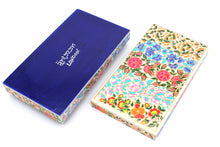 Load image into Gallery viewer, Artezen Planus Floral – Red &amp; Blue Floral Trinket Gift Box - ärtɘzɘn
