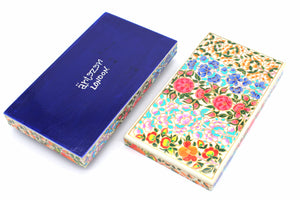 Artezen Planus Floral – Red & Blue Floral Trinket Gift Box - ärtɘzɘn