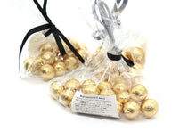 Load image into Gallery viewer, Large Chapeau – Handmade Hand Painted Luxury Orange Floral Trinket Gift Box + Gold Foiled Wrapped Milk Chocolate Balls - ärtɘzɘn
