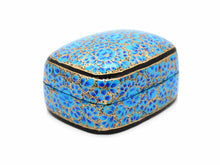 Load image into Gallery viewer, Paulo Blue &amp; Gold Gifting Box | Trinket | Packaging | Jewellery | Presentation | Decorative | Multi Utility | Unique Home Accent - ärtɘzɘn
