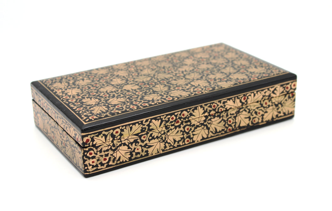 Artezen Planus Floral – Gold Floral Trinket Gift Box - ärtɘzɘn