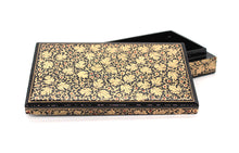Load image into Gallery viewer, Artezen Planus Floral – Gold Floral Trinket Gift Box - ärtɘzɘn

