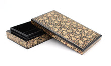 Load image into Gallery viewer, Artezen Planus Floral – Gold Floral Trinket Gift Box - ärtɘzɘn
