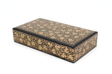 Load image into Gallery viewer, Artezen Planus Floral – Gold Floral Trinket Gift Box - ärtɘzɘn
