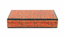 Load image into Gallery viewer, Artezen Planus Floral – Orange Floral Trinket Gift Box - ärtɘzɘn
