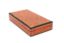 Load image into Gallery viewer, Artezen Planus Floral – Orange Floral Trinket Gift Box - ärtɘzɘn
