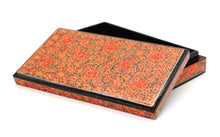 Load image into Gallery viewer, Artezen Planus Floral – Orange Floral Trinket Gift Box - ärtɘzɘn
